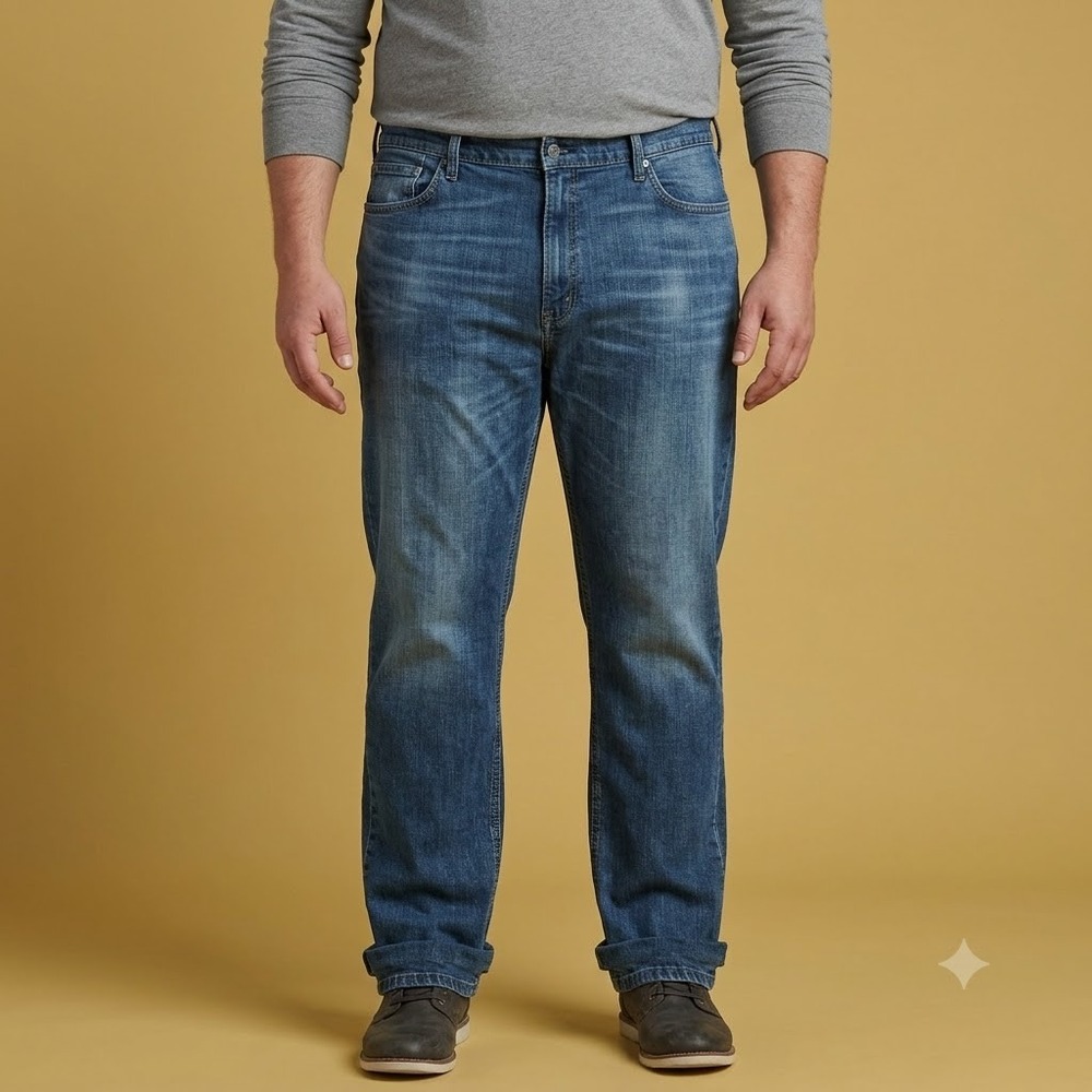 Levi's‎ 541 Athletic Taper Jeans Mens 40x30 Medium Wash Blue Stretch Denim
